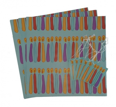 Candles Gift Wrap and Tags