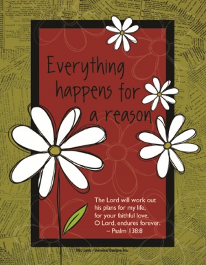 Everything Happens For a Reason  - Fridge Magnet