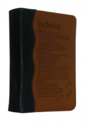 Footprints Imitation Leather XL Bible Cover